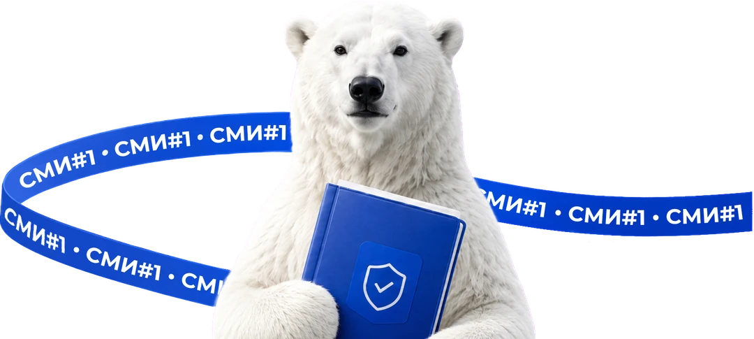 Медведь СМИ#1 с документами